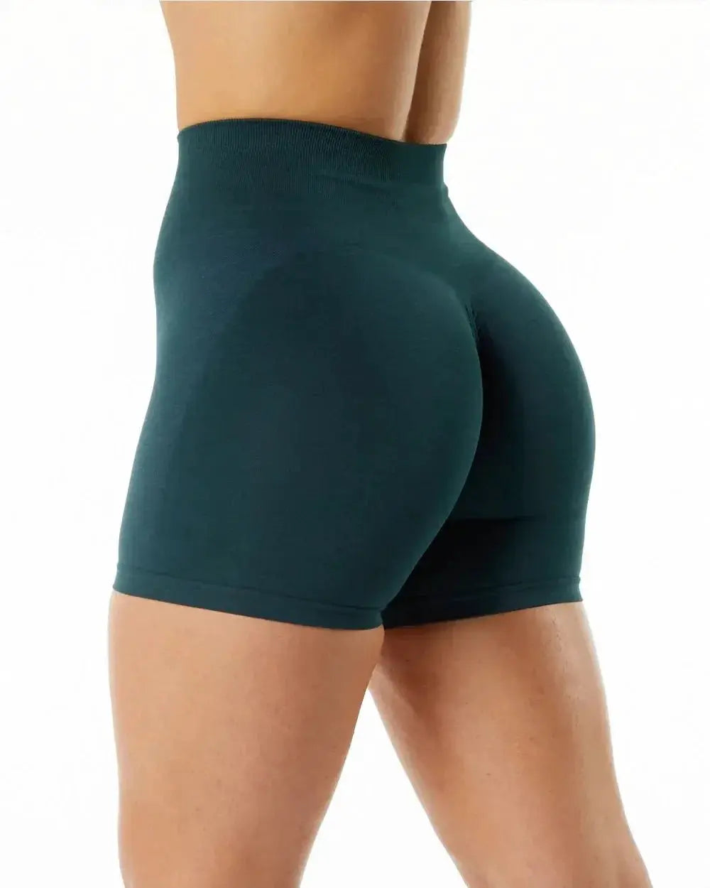 High Waist Scrunch Butt Seamless Yoga Shorts For Women