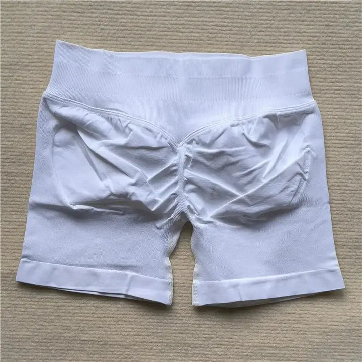 Womens Seamless Scrunch Butt Biker Shorts For Yoga Wear