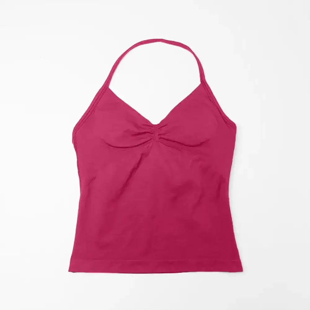 NCLAGEN Impact Longline Strappy Top Sports Yoga Vest Women&