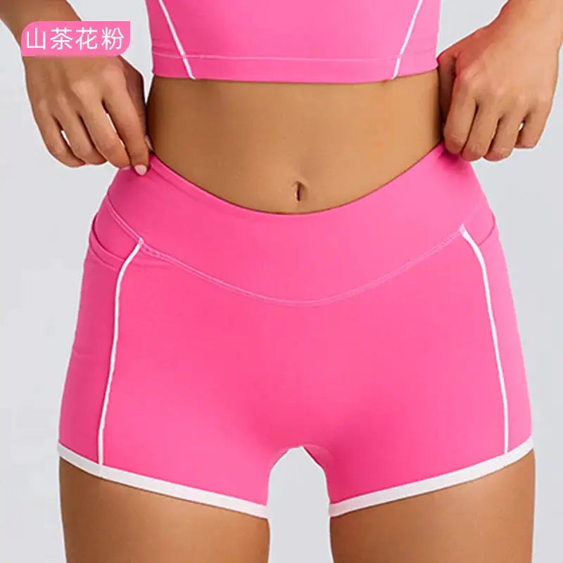 Sports Underwear Vest Shorts Suspender Bra Beauty Back Pilates Skinny High Elastic Fitness Running Yoga Set Clothes for Women