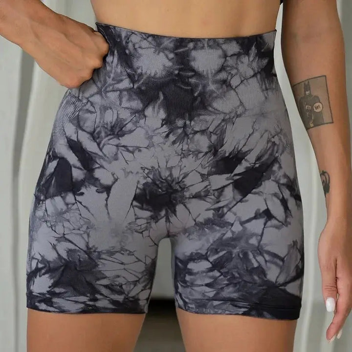 High Waisted Seamless Tie Dye Butt Lift Leggings For Women