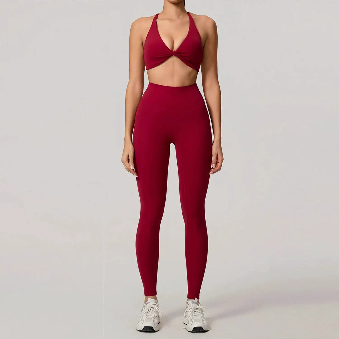 Summer 2PCS Yoga Suit Sports Set Women Quick-Dry Gym Set Women Tracksuit Running Workout Long Sleeve Sports Shirt Yoga Clothing