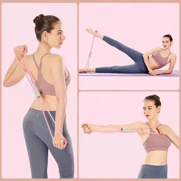 Foam Handled Resistance Bands Set For Home Workouts
