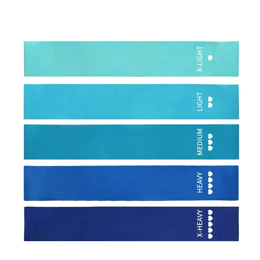 Versatile 5 Level Resistance Bands For Home Workouts Set