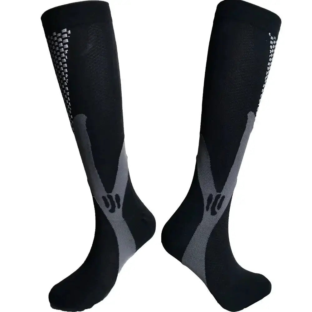 High Performance Unisex Compression Socks for Sports Relief