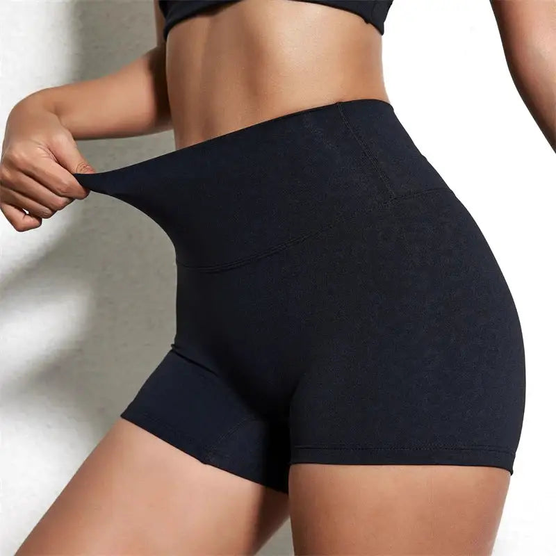High Waist Yoga Shorts Gym Sports Shorts Women Plus Size Tight Short Leggings Stretchy Comfortable Running Cycling Sportswear
