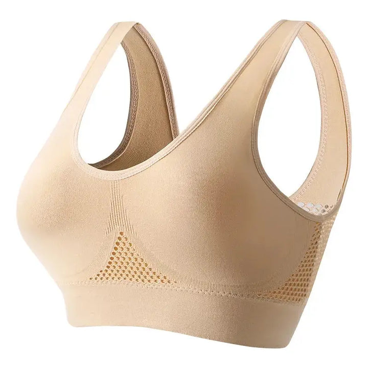 Beautiful Back Sports Bra Shockproof Running Fitness Anti-sagging Upper Collection Soft Support High-strength Women&