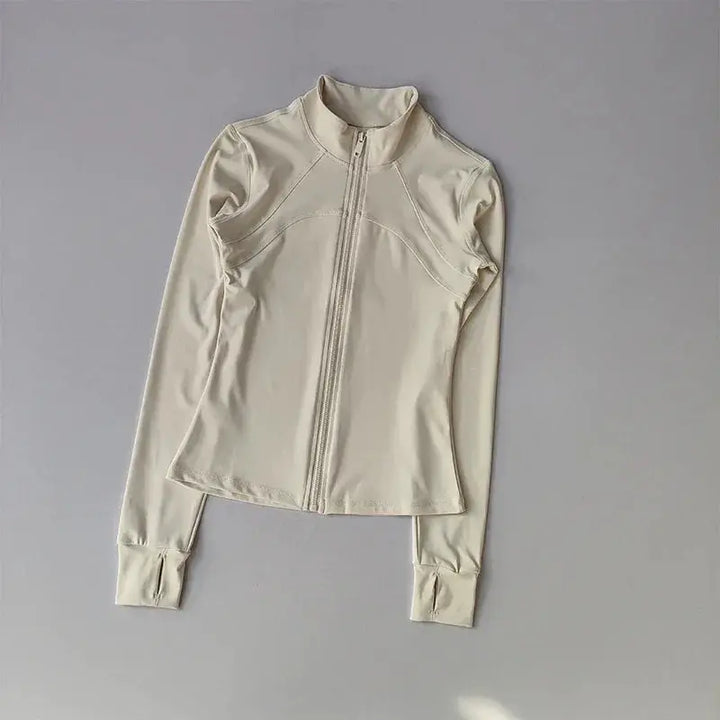 Yoga Suit Women High End Standing Collar Long Sleeve Jacket