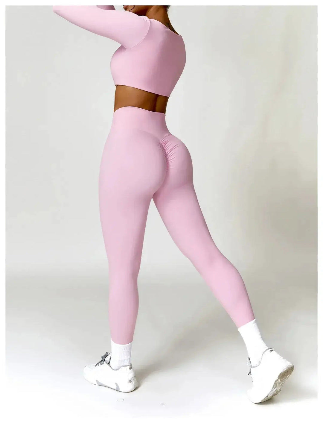 Women Yoga Sports Set Quick Dry 2 Piece Gym Outfit