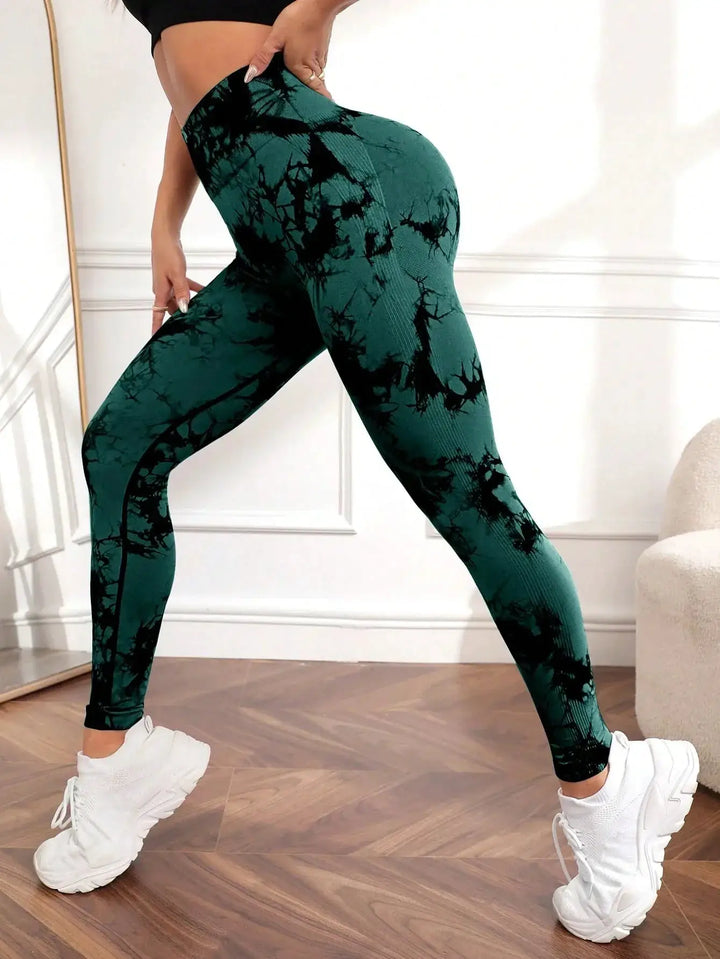 Tie Dye High Waist Seamless Leggings For Women Yoga 2023