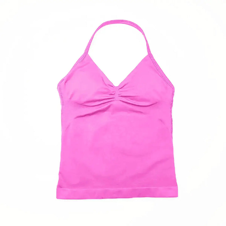 NCLAGEN Impact Longline Strappy Top Sports Yoga Vest Women&