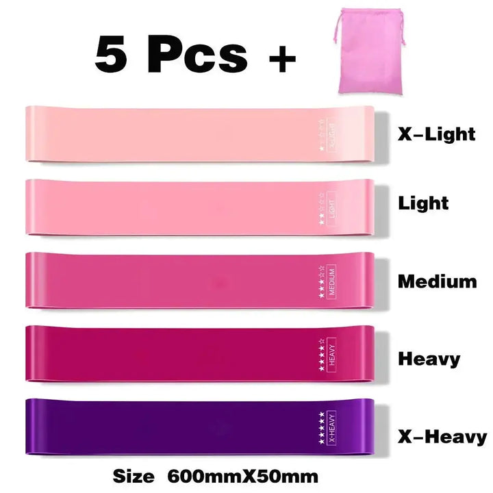 Versatile Elastic Resistance Bands Set for Home Workouts