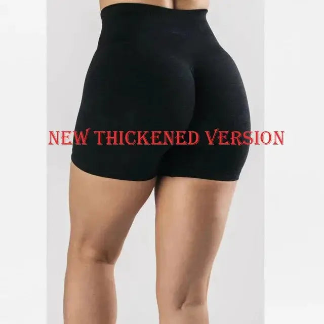 High Waist Scrunch Butt Seamless Yoga Shorts For Women