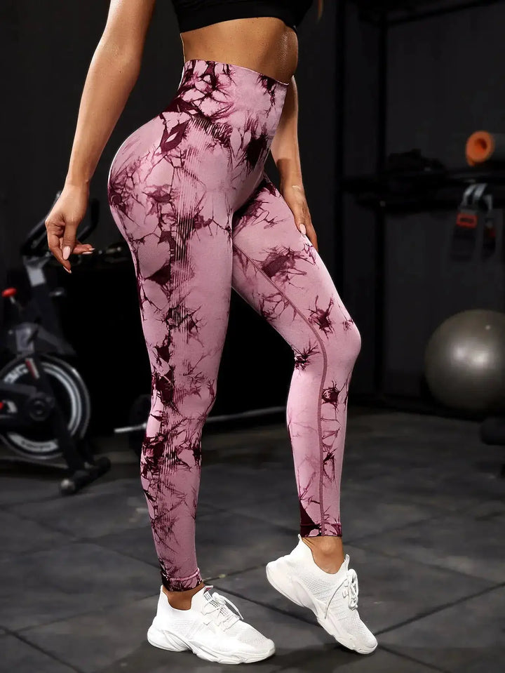 Tie Dye High Waist Seamless Leggings For Women Yoga 2023
