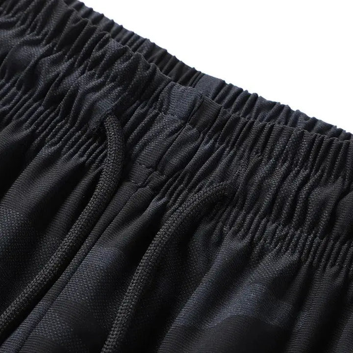 Plus Size Men Running Shorts Camouflage Breathable Gym Wear