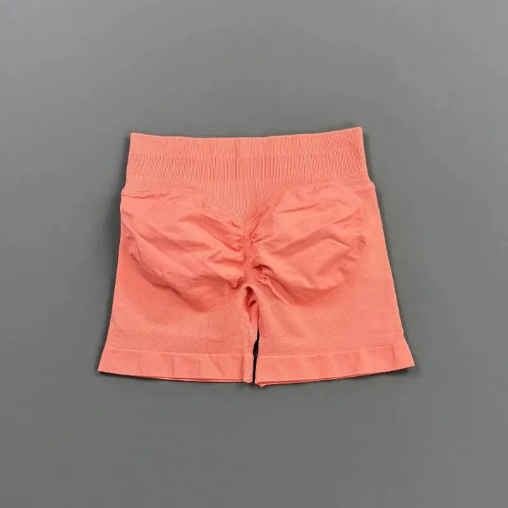 HISTELLO Impact Shorts 4.5" Women Fitness Sports Biker Shorts Low Waist Gym Short Workout Scrunch Butt Yoga Seamless Leggings