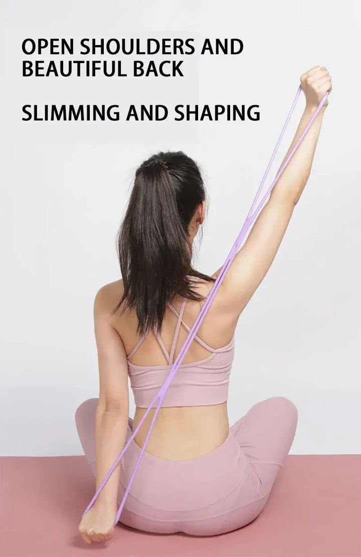 Home Fitness Resistance Bands For Yoga And Pilates