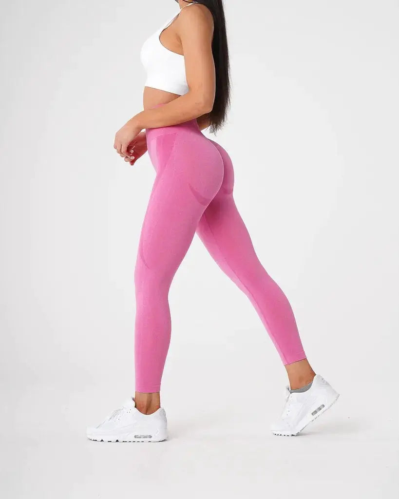 Contour Seamless Leggings Butt Lift Curves Pink C6206
