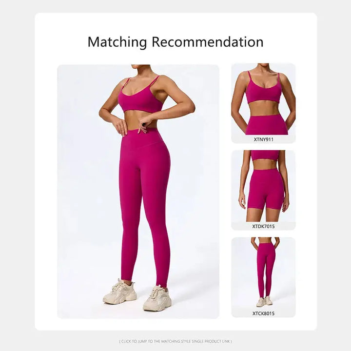 Ctenkevet Summer Women 2Pcs Sleeveless Sports Set Female Gym Two-Piece Yoga Set High Waist Breathable Legging Sportswear Women