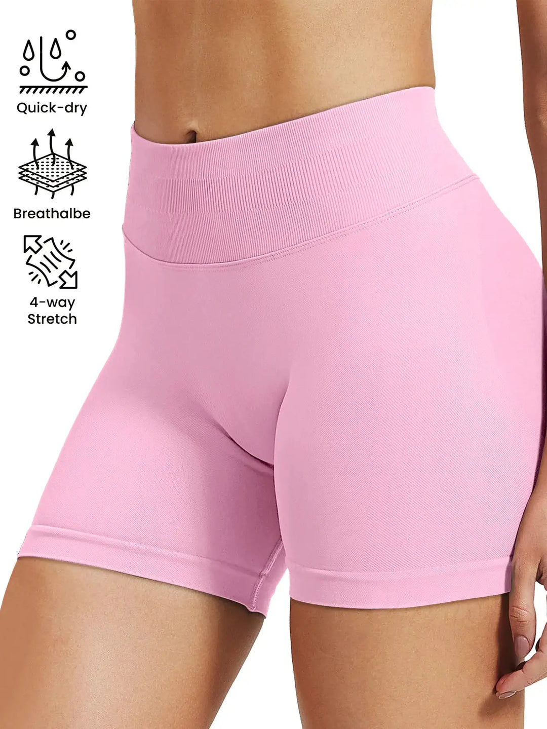 Peach Hips Sculpting Pilates Shorts