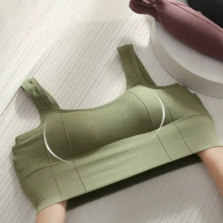Seamless Shockproof Yoga Bra For Women Breathable Crop Top - OurLum.com