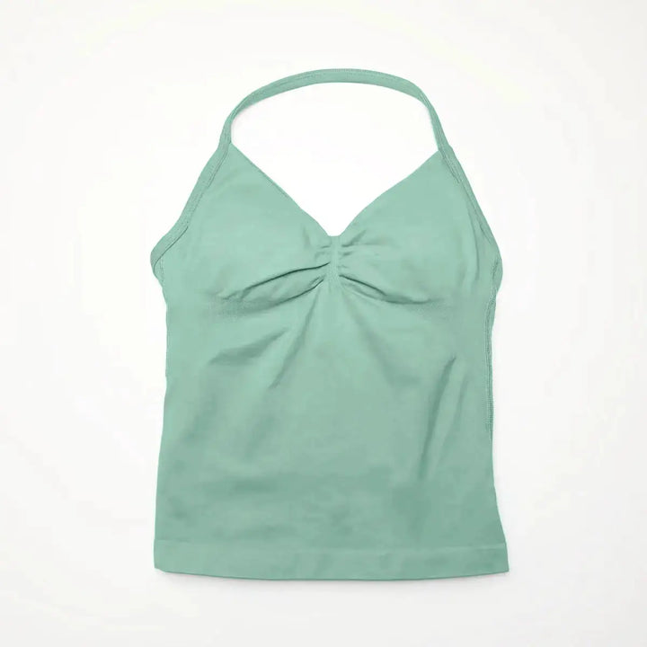 NCLAGEN Impact Longline Strappy Top Sports Yoga Vest Women&