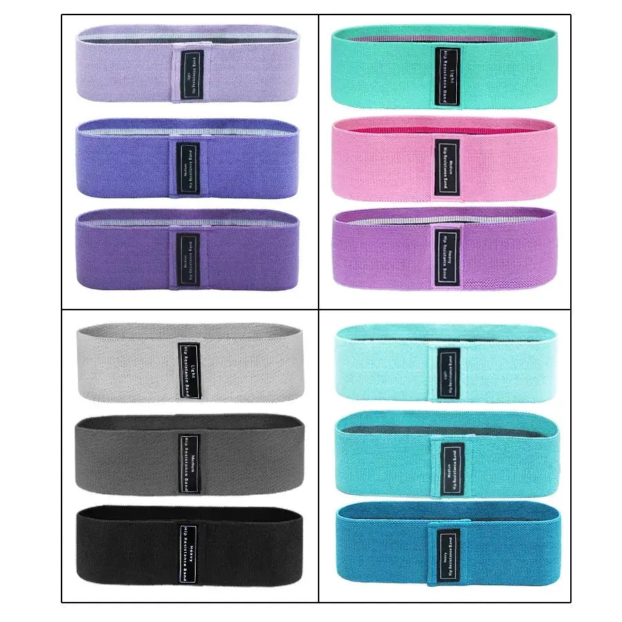 Non Slip Fabric Resistance Bands for Workout and Yoga