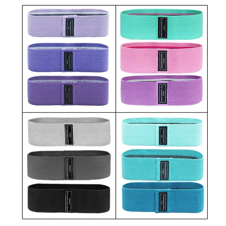 Non Slip Fabric Resistance Bands for Workout and Yoga