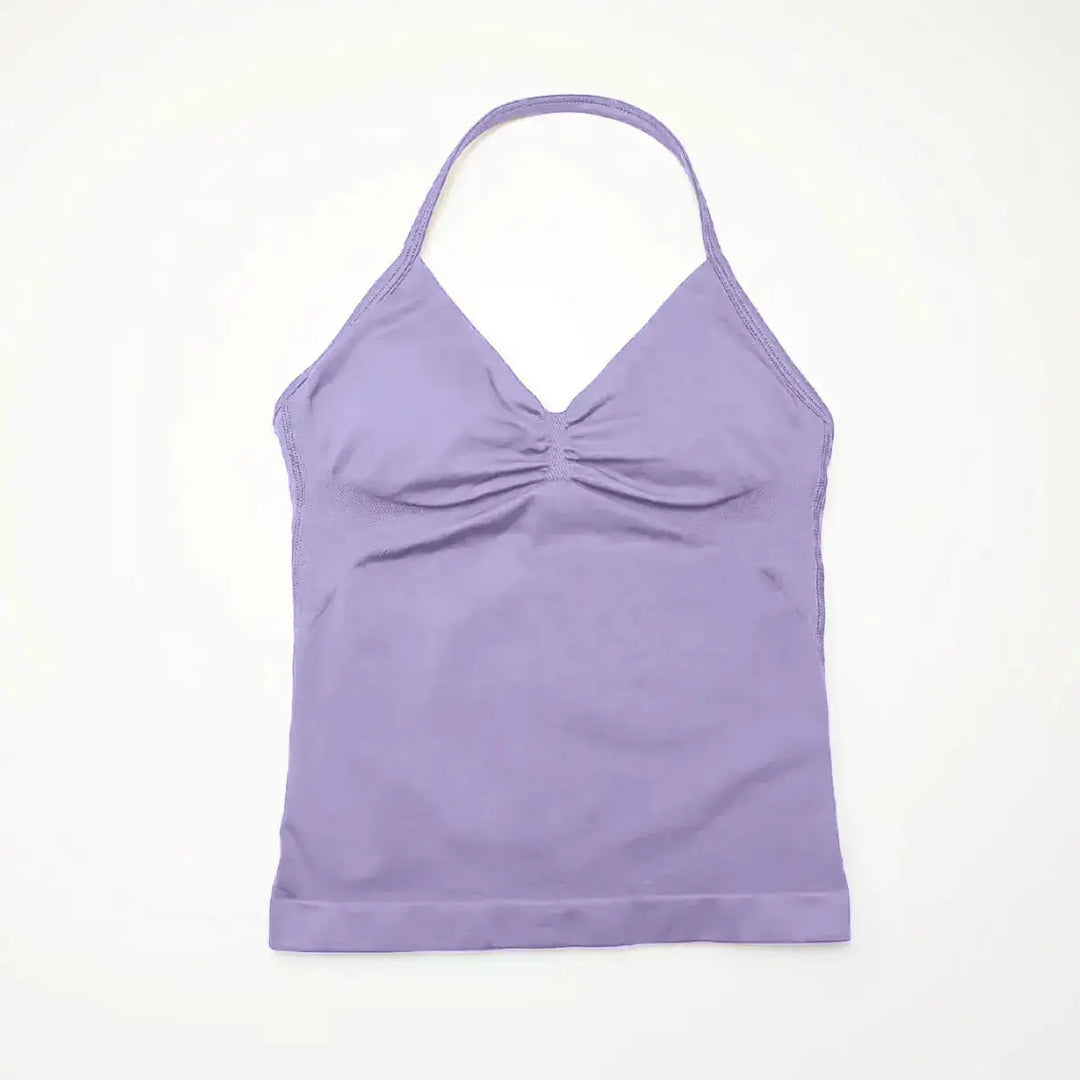 NCLAGEN Impact Longline Strappy Top Sports Yoga Vest Women&