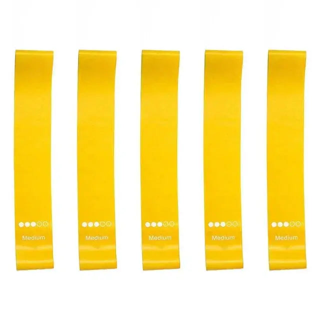 5 Piece Elastic Resistance Bands Set For Strength Training