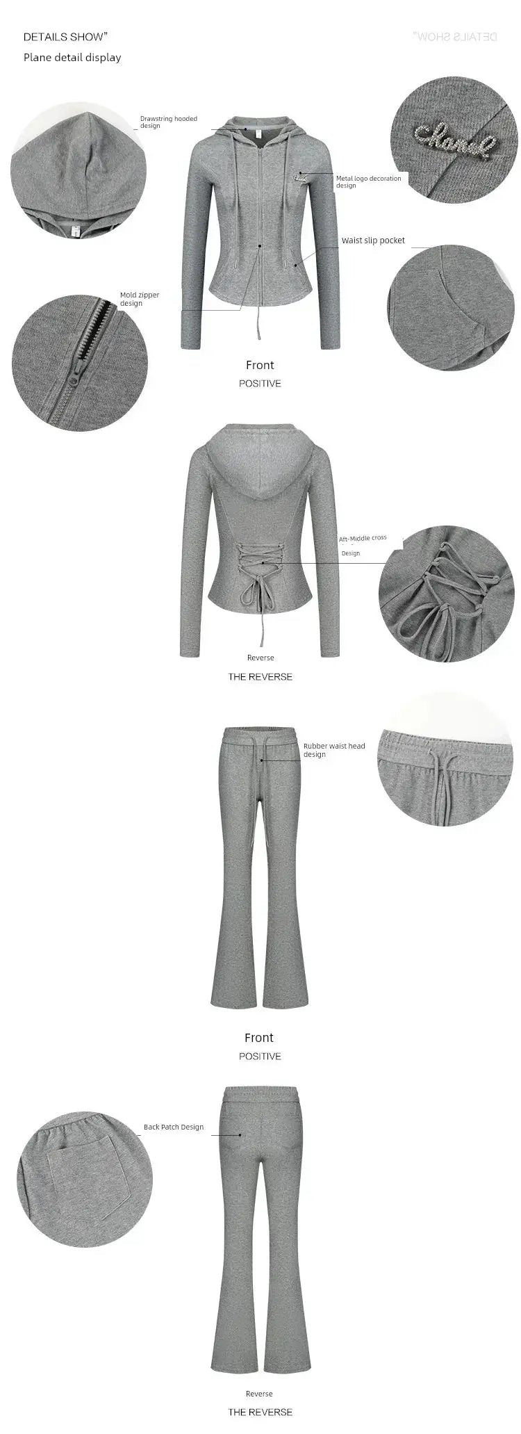 Barbie Wear Mop Pants Yoga Set Sweatshirt For Teens