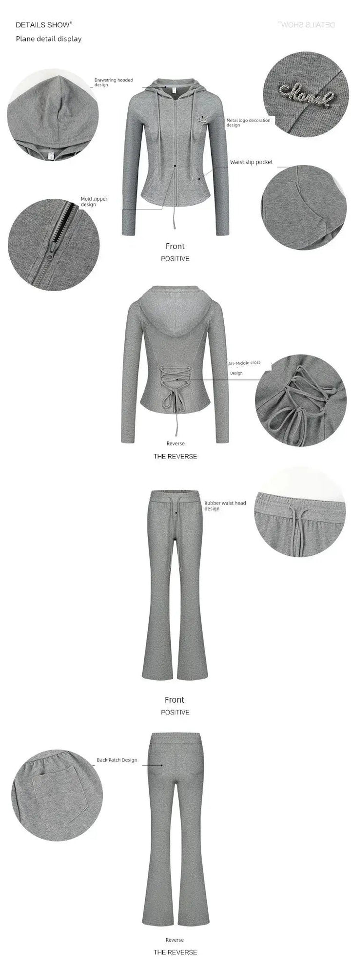 Barbie Wear Mop Pants Yoga Set Sweatshirt For Teens