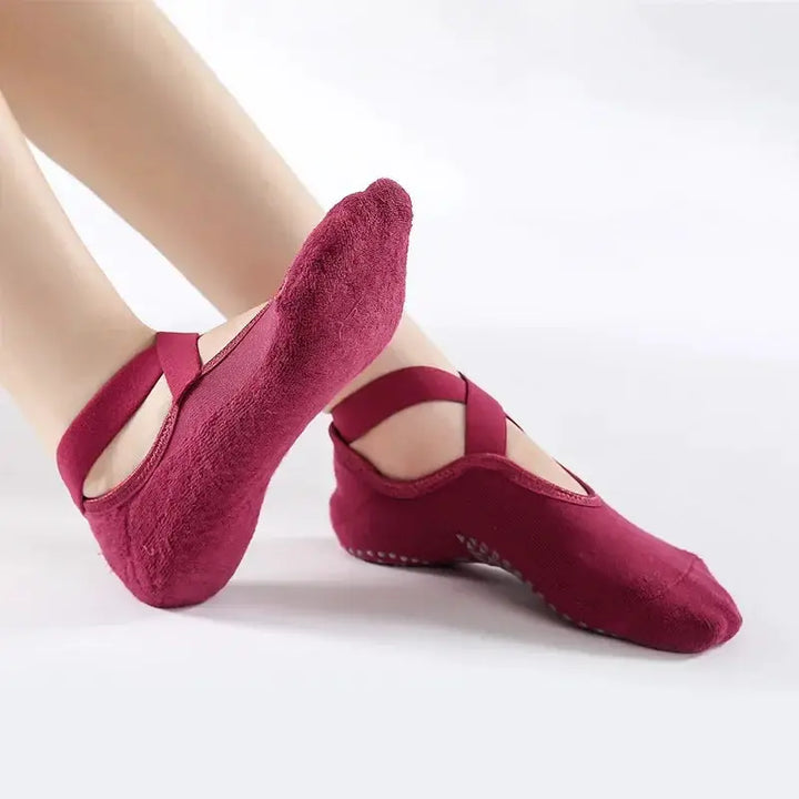 Non Slip Cotton Yoga Socks For Women For Pilates And Dance