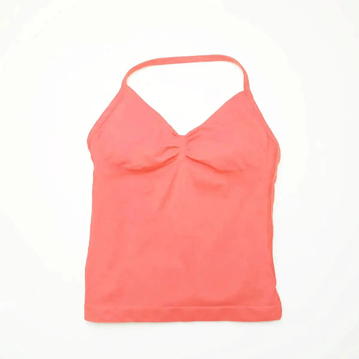 NCLAGEN Impact Longline Strappy Top Sports Yoga Vest Women&