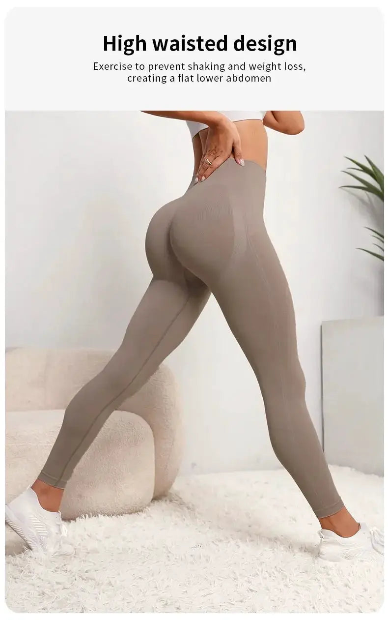 Push Up Leggings For Women High Waist Seamless Fitness Wear