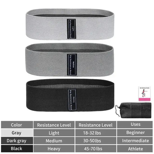 Fabric Resistance Booty Bands For Glute And Thigh Workouts