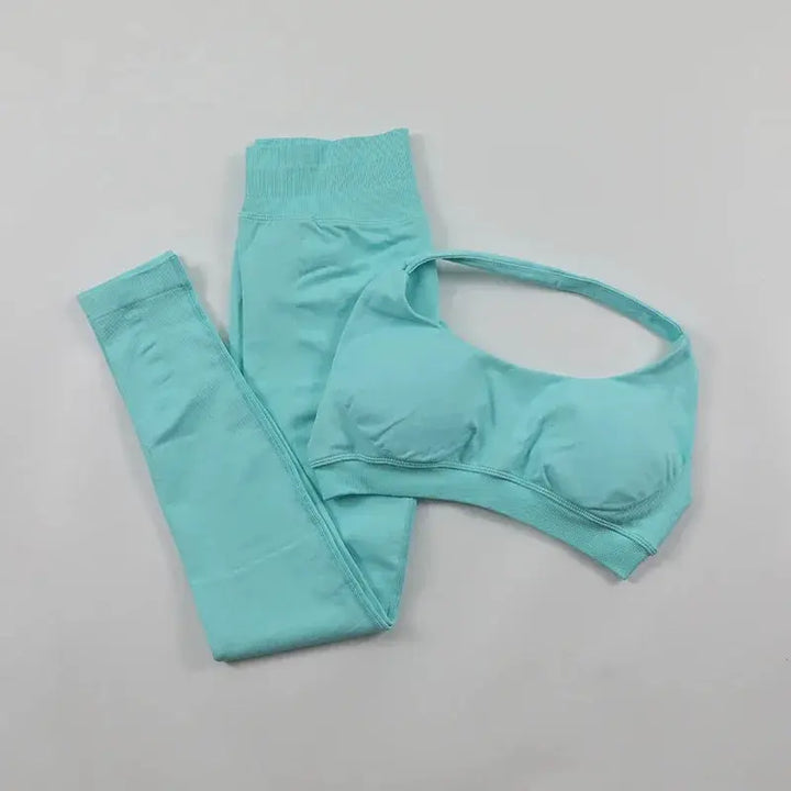 Seamless High Elastic Yoga Set Women 2 Piece Sportswear