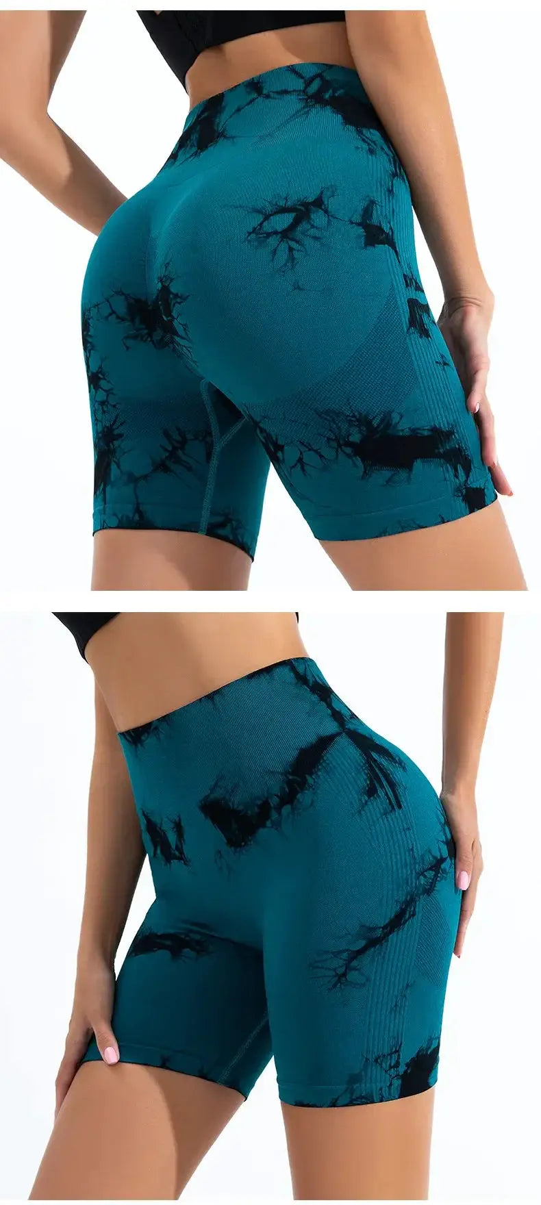High Waisted Seamless Tie Dye Butt Lift Leggings For Women
