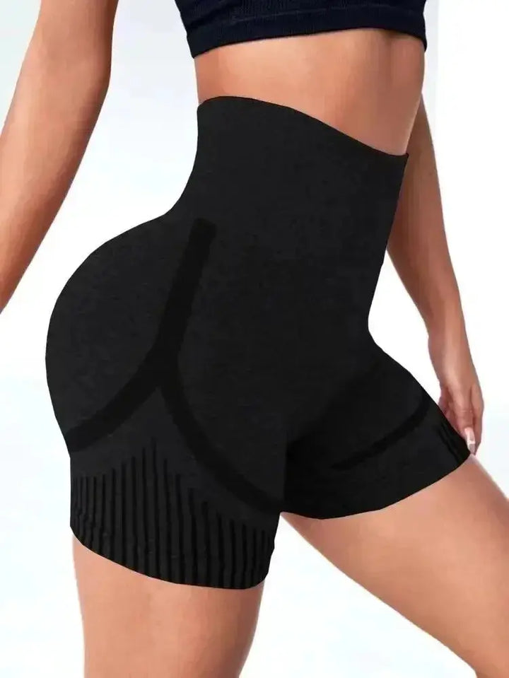 High Waisted Yoga Shorts For Women Fitness Gym Running - OurLum.com