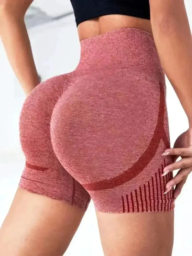 High Waisted Yoga Shorts For Women Fitness Gym Running - OurLum.com