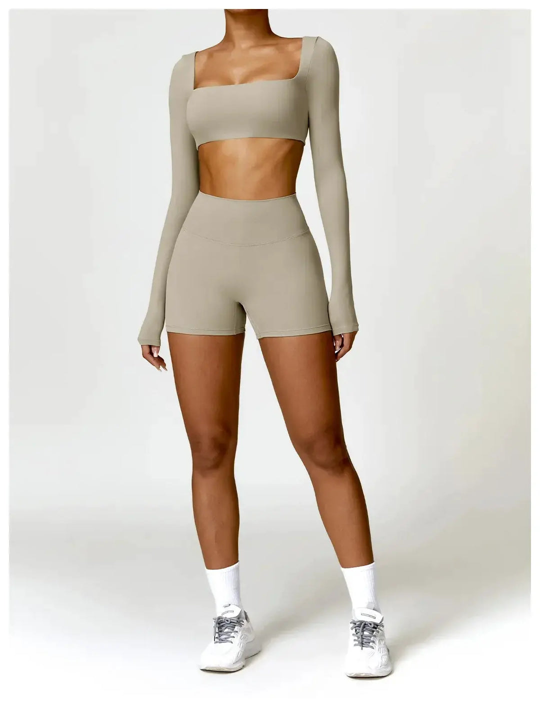 Women Yoga Sports Set Quick Dry 2 Piece Gym Outfit