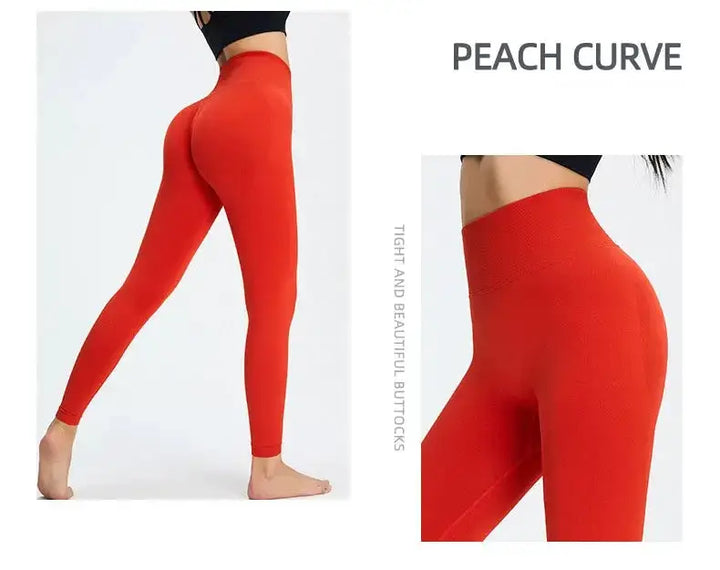 Nude Yoga Pants Women High Waist Seamless Hip Lifting