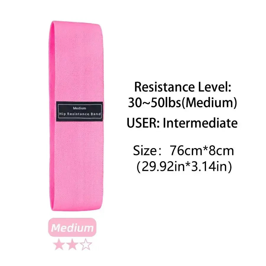 Non Slip Fabric Resistance Bands for Workout and Yoga