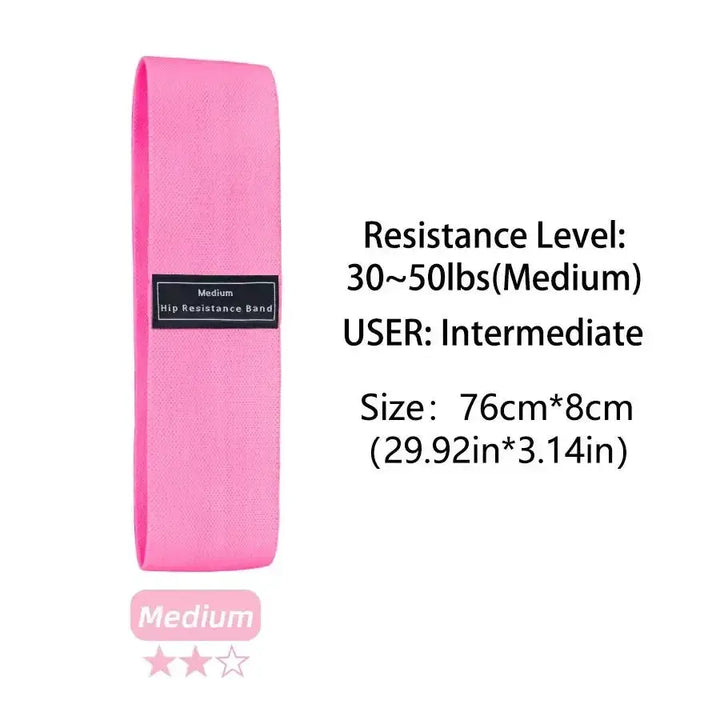 Non Slip Fabric Resistance Bands for Workout and Yoga