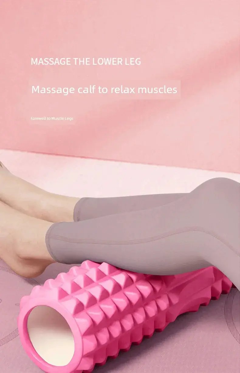Foam Roller Spiked Massage Roller for Muscle Recovery - OurLum.com