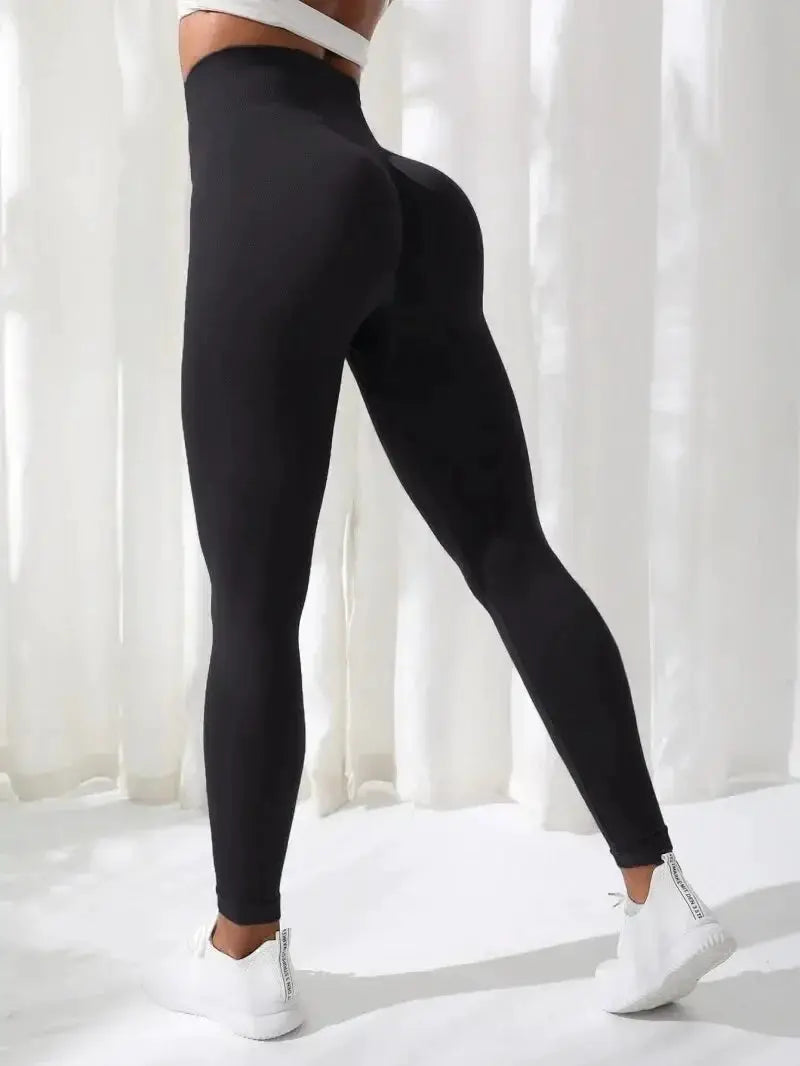 Stretchy Yoga Pants Leggings Women High Waist Seamless