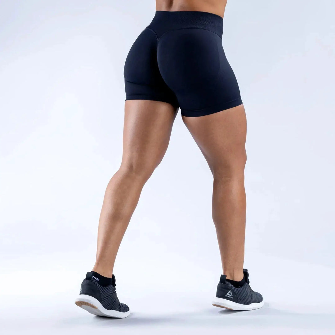 Womens Seamless Scrunch Butt Biker Shorts For Yoga Wear