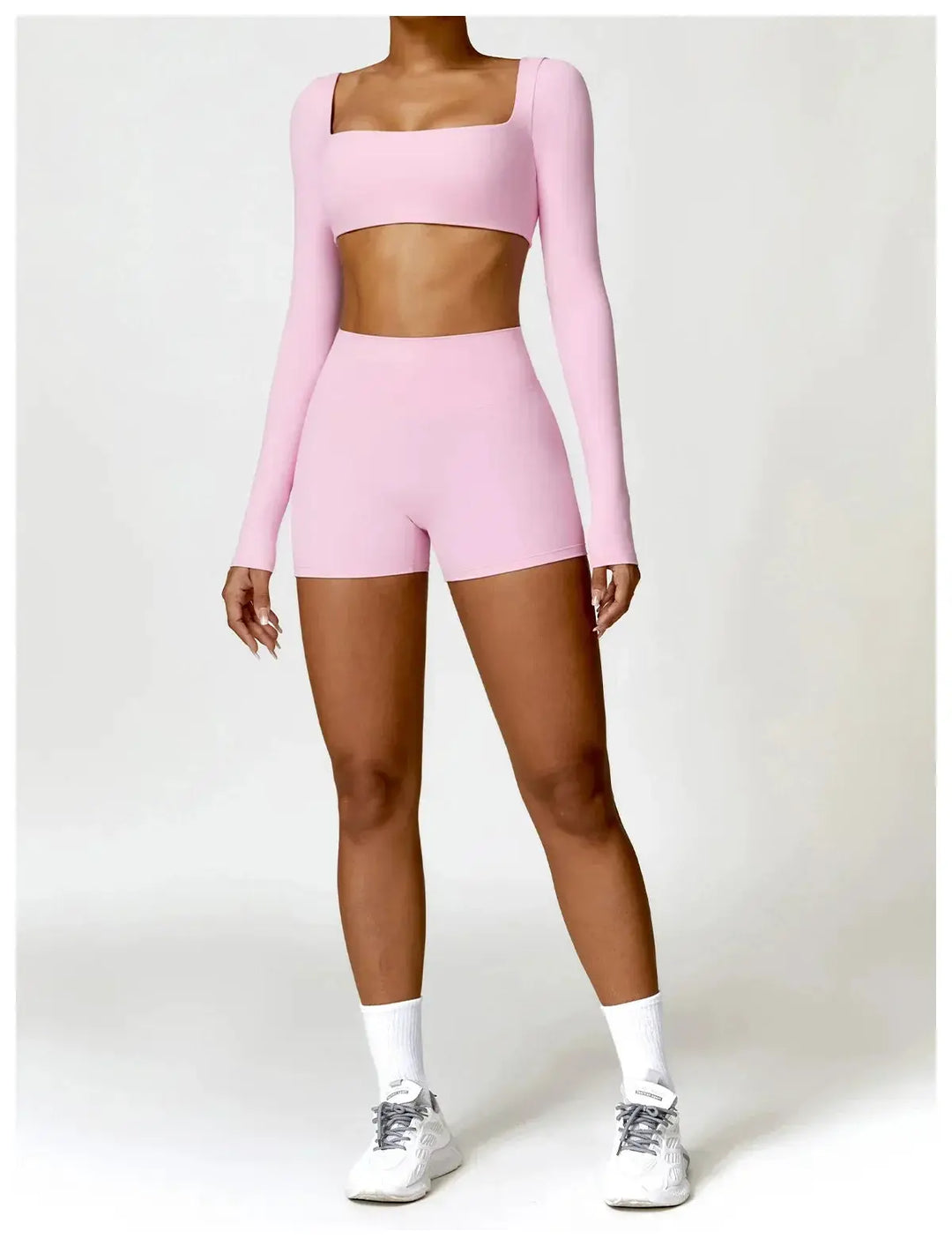 Women Yoga Sports Set Quick Dry 2 Piece Gym Outfit