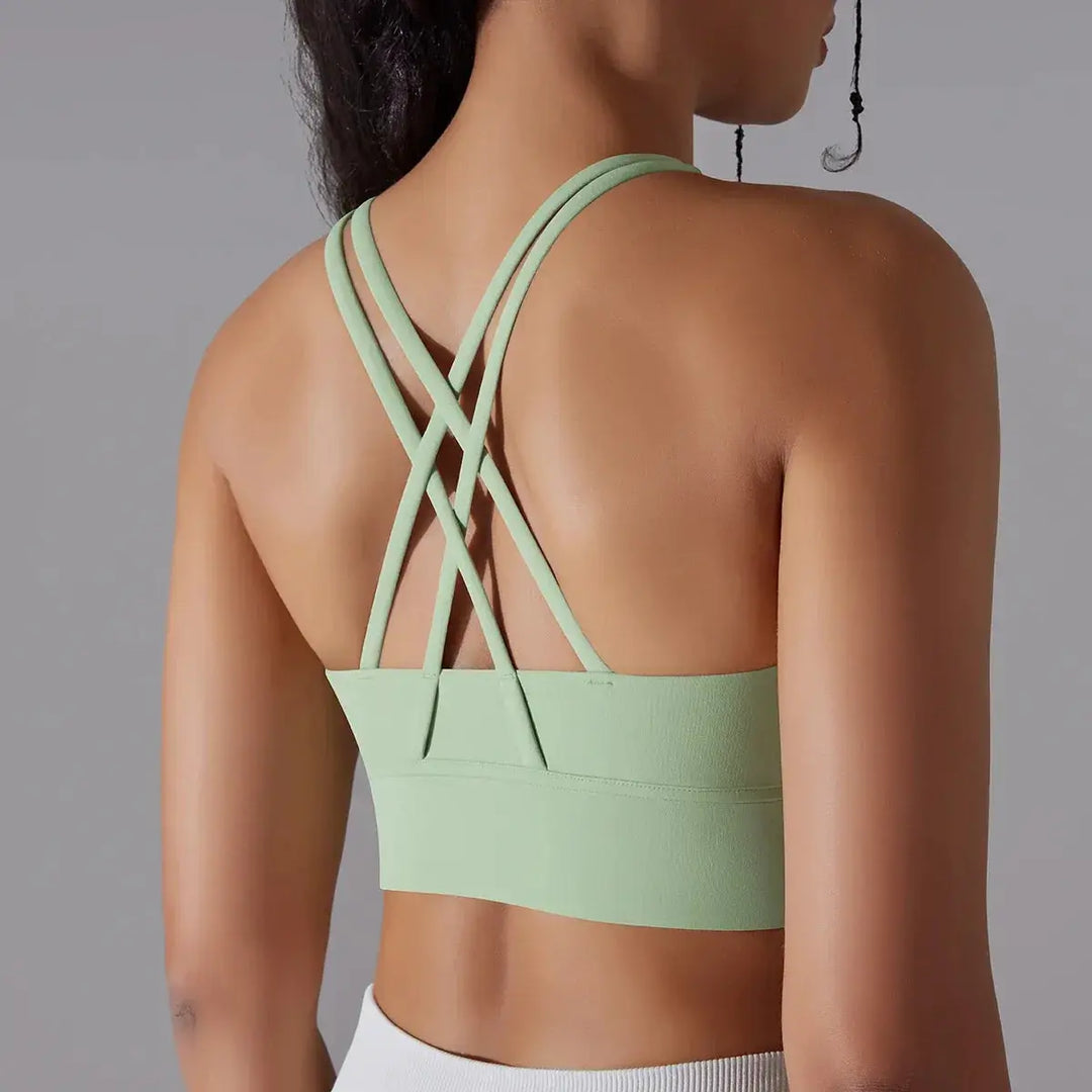 Womens High Stretch Yoga Bra Tank Top For Gym Use Daily