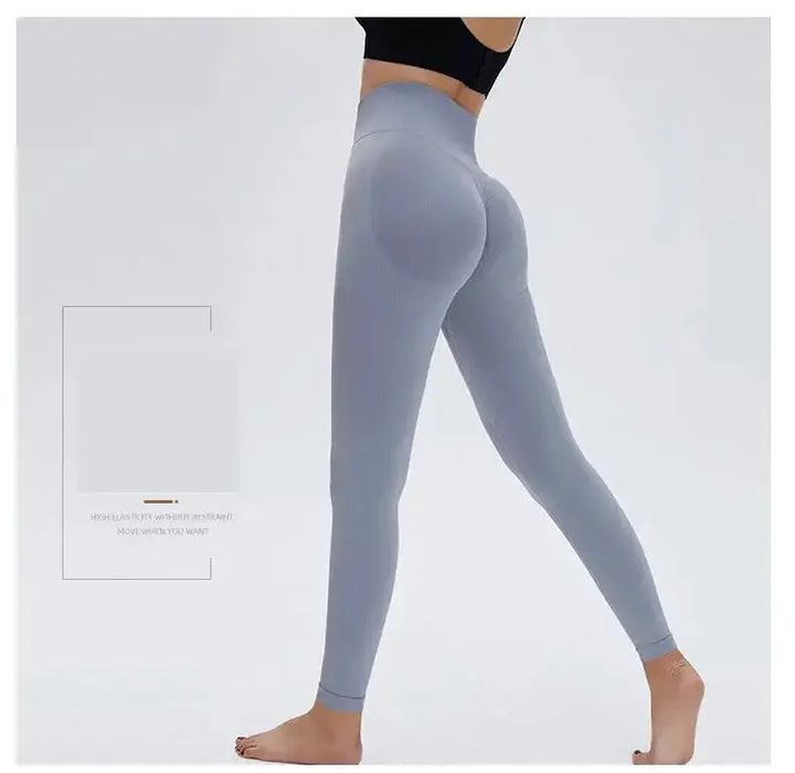 Nude Yoga Pants Women High Waist Seamless Hip Lifting